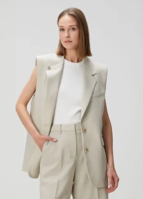 Golden Goose Bej Yün Yelek