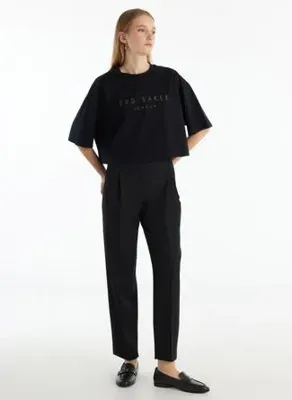 Ted Baker Siyah Kadın Havuç Pantolon TBWRTR1021