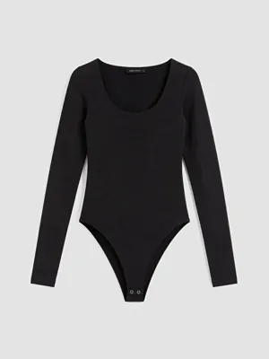 LCW Vision U Yaka Kadın Bodysuit