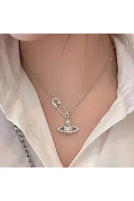 Heda Jewelry Vintage Saturn Orbital Kolye - Orb Kolye