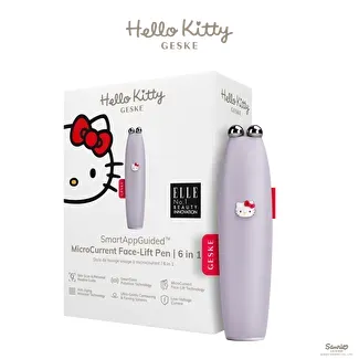 Geske Hello Kitty Titreşimli Mikro Akım Yüz Sıkılaştırıcı Akıllı Kalem | MicroCurrent Face-Lift Pen