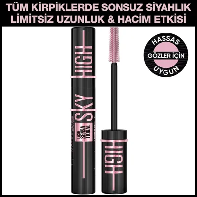 Maybelline New York Maybelline Sky High Cosmic Black Maskara