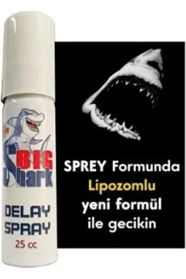 Genel Markalar Big Shark Asimox Spray 25CC Lipozomlu Yeni Formül ile Gecikin