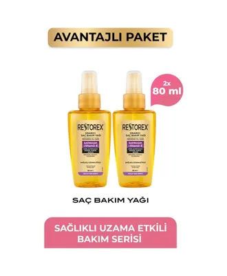 Restorex Speed Strong Onarıcı Saç Bakım Yağı 2 X 80 Ml