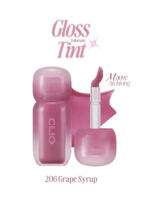 Diğer Pigmentli, Parlak Bitişli Dolgunlaştırıcı Lip Gloss Volumate Gloss 206 Grape Syrup