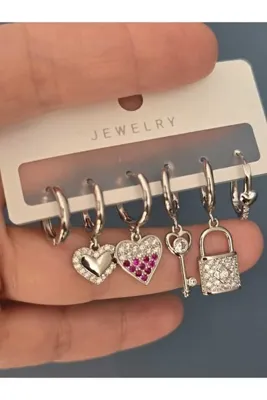 Aura jewerly store 6 lı vıp küpe