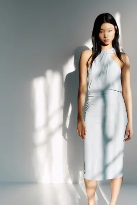 H&M Drapeli Jarse Elbise