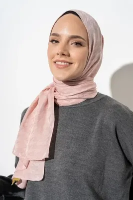 Jawel Kadın Tesettür Jakarlı Küçük Desen Kazayağı Şal