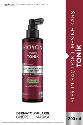 Bioxcin Forte Tonik 200 ml - Yoğun Saç Dökülmesine Karşı Tonik, Mentol Ferahlığı