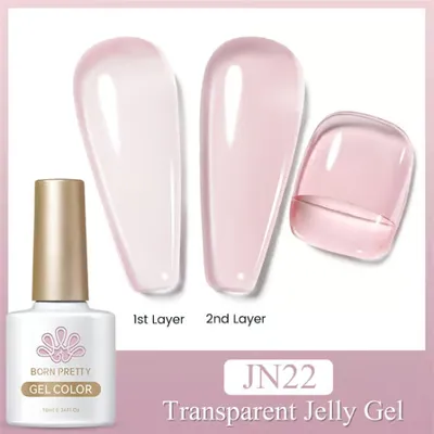 Born Pretty 10ml Jelly Nude Seri Kalıcı Oje JN22 (56347)