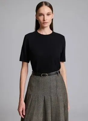 Pierre Cardin RESU-B Siyah Kadın Bisiklet Yaka Slim Fit Kazak