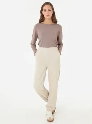 Benin Şardonlu Jogger Pantolon - Kemik - Benin