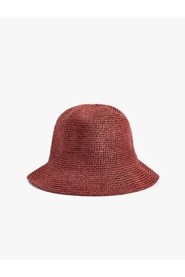 Koton Bucket Hasır Şapka - X Melis Ağazat