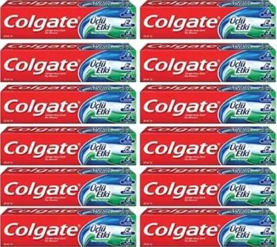 Colgate Üçlü Etki Nane Ferahlığı Diş Macunu 50 ML x 12