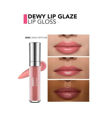 Diğer Lexroo Besleyici Dudak Parlatıcısı - Dewy Lip Glaze - 022 Walk With Me-8682536069403