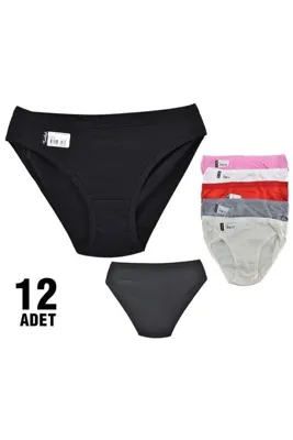 Tutku 12 'li Nevra Bikini Külot Kombin 0531-KARIŞIK-M