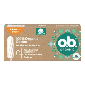 O.b. Tampon Organic 16'lı Super
