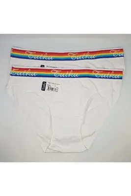 Tutku Kadın Hazal Bikini Külot Beyaz Paket Fua Shop  3'lü