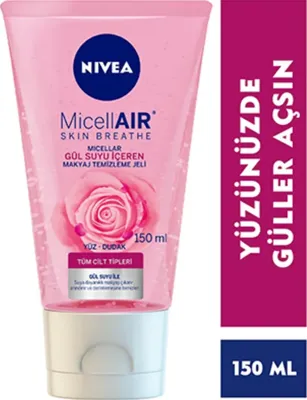 NIVEA Nivea Micellair Gül Suyu İçeren Makyaj Temizleme Jeli 150 ML