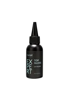 Runail Expert Top Gloss Uv Filtreli Yapışkan Katsız 50ml 118