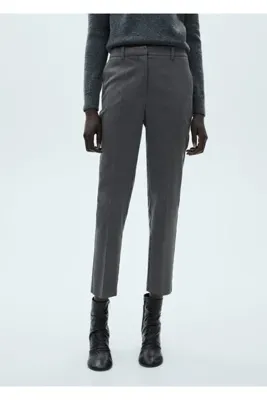 MANGO Woman Cropped skinny pantolon