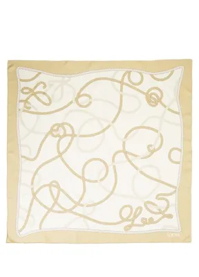Loewe Bej İpek Eşarp