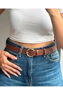 LİA KEMER Merge Oval Tokalı Ceket Kemeri ,Elbise Kemeri ,Pantolon Kemeri
