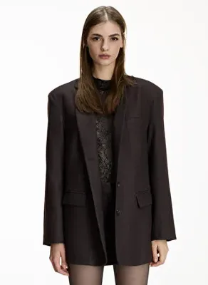Heylea Kahve Kadın Blazer Cecilia Jacket