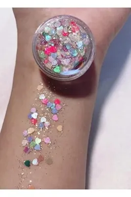 hbtasarim Glitter Jel Far Simli Far Kelebekli
