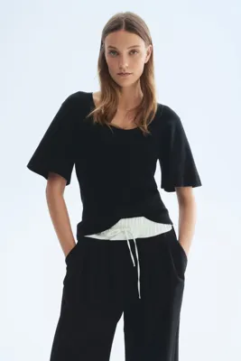 H&M İnce Triko Tişört