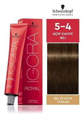 IGORA Saç Boyası - Royal 5-4 Açık Kahve-bej