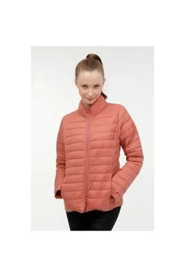 lumberjack Padded Kadın Pembe Dik Yaka Mont