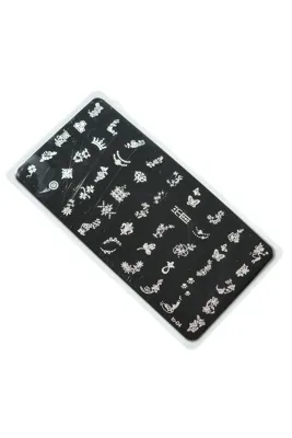 aba nails Nail Art Stamping Baskı Plakası
