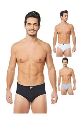 Tutku Erkek Karışık 6'lı Paket Pamuklu Penye Külot