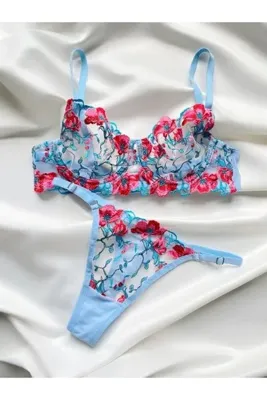 WAHSHE Spring Blue sütyen takımı