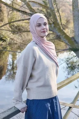 Modakaşmir Bambu Penye Şal