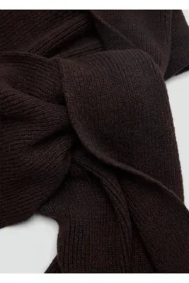 Mango Teen Triko atkılı kar maskesi