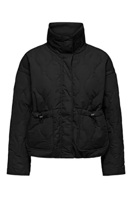 ONLY Onlsıgga Short Quılted Siyah Kadın Mont 15376847