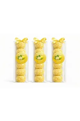 visuda kozmetik Visuda - Köpüren Banyo Topu LİMON Aromalı 50gr x 15 Adet