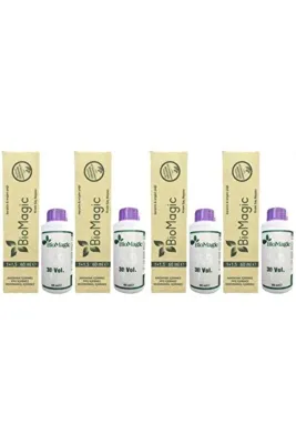 BioMagic Organik Amonyaksız Saç Boyası Bal Köpüğü-99.07+oksidan (4 Adet)