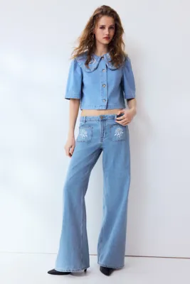 H&M Wide Regular Waist Jeans