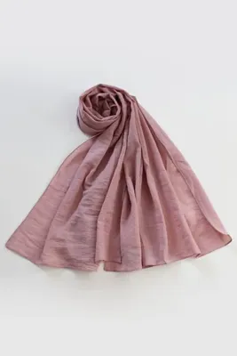 Modakaşmir Pamuk Kraş Şal Soft Pembe