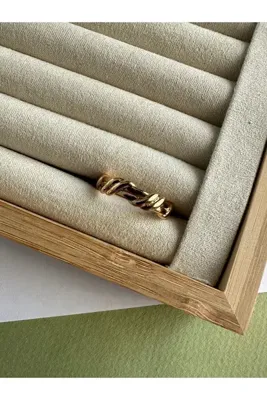 ringbox Gold Burma Detaylı Yüzük