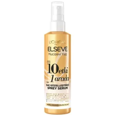 Elseve Mucizevi Yağ 10 Etki 1 Arada Saç Güzelleştirici Sprey Serum 150ml