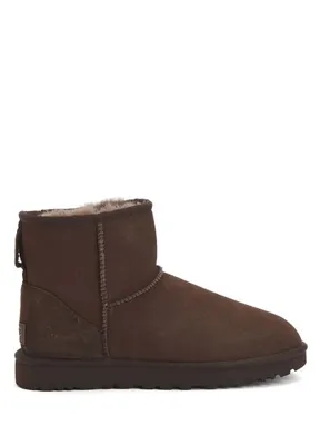 Ugg Classic Mini II Koyu Kahverengi Kadın Deri Bot