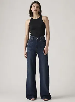 Levi's Levis Ribcage Wide Leg H223 Do You Mind Mavi Kadın Straight Denim Pantolon 