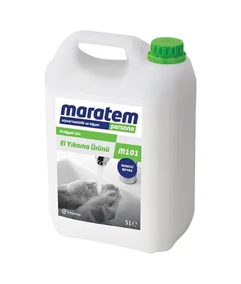 Maratem M101 Sedefli Beyaz El Yıkama Sabunu 5 L