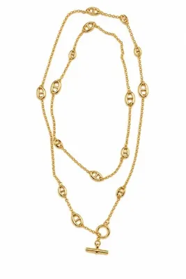 sacha Oval Model Gold Tasarım Kolye