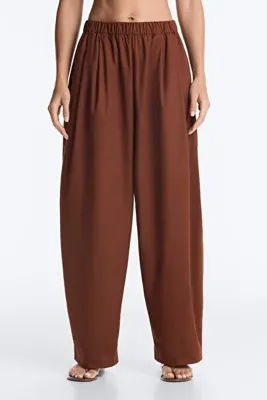 Oysho %100 pamuklu tapered pantolon