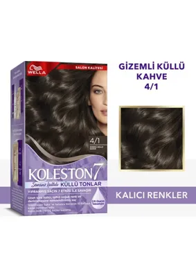 WELLA Koleston Deluxe Amonyaksız Kit Saç Boyası 7/1 Küllü Kumral